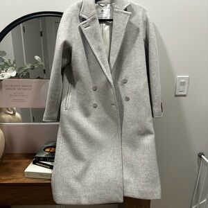 Light Gray Slouch Coat - women’s Babaton